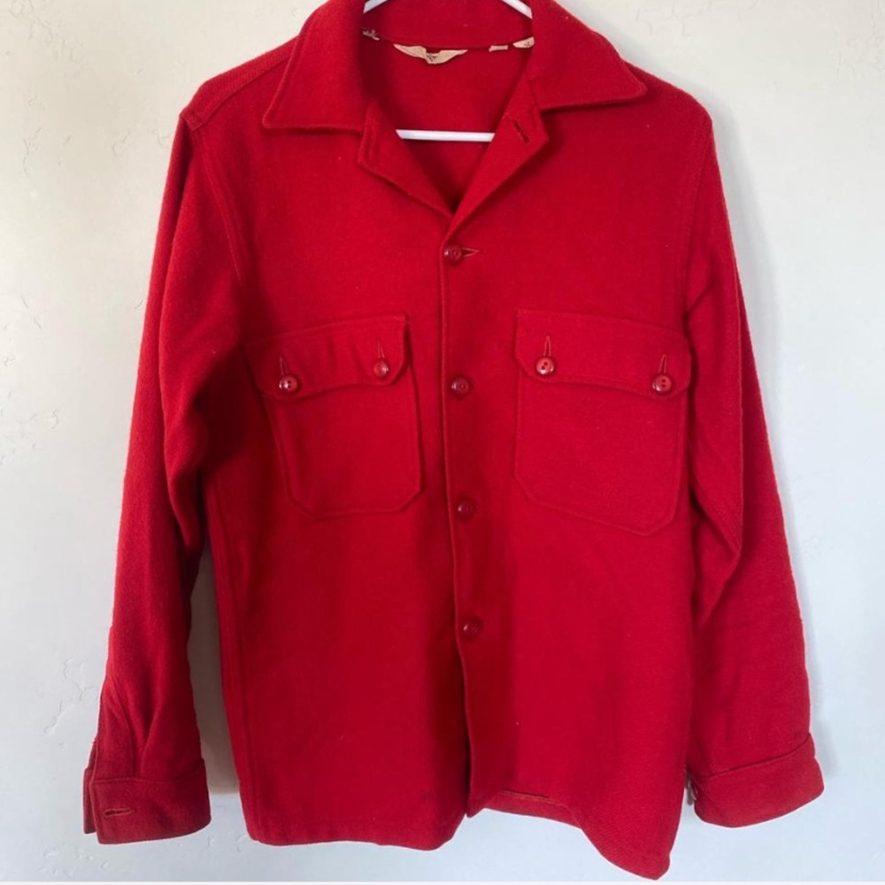 Men’s vintage wool button down size medium